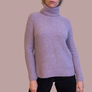 Lavender Madewell Turtleneck Sweater Sz XS
